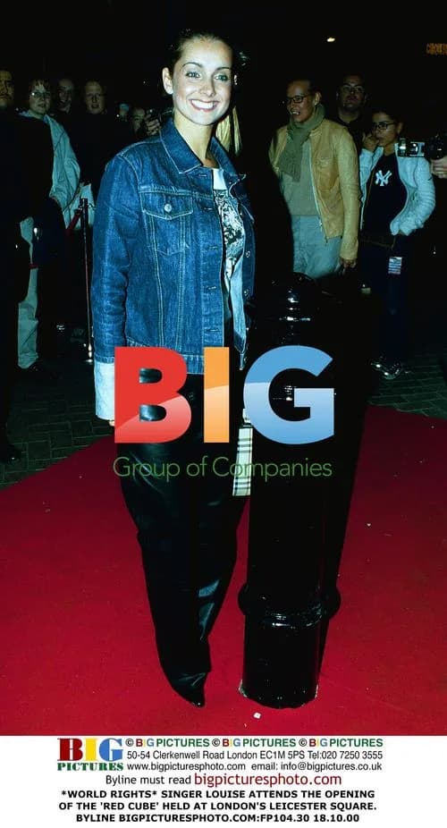 Singer Louise at 'Red Cube' Opening