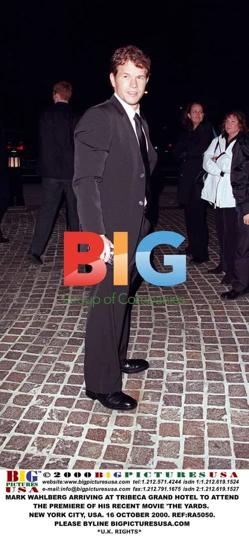 Mark Wahlberg at 'The Yards' Premiere