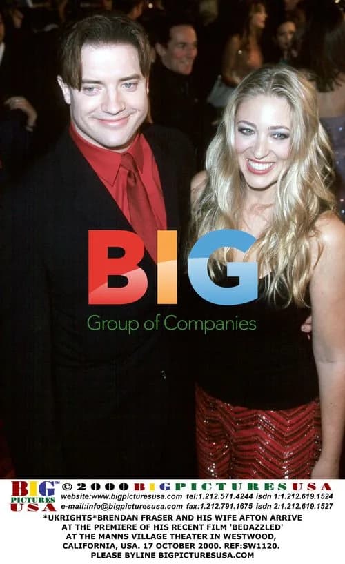 Brendan Fraser and wife at 'Bedazzled' premiere