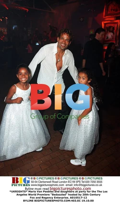 Mario Van Peebles and Daughters at 'Bedazzled' Premiere