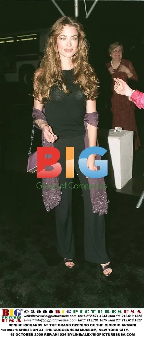 Denise Richards at Armani Exhibit Opening