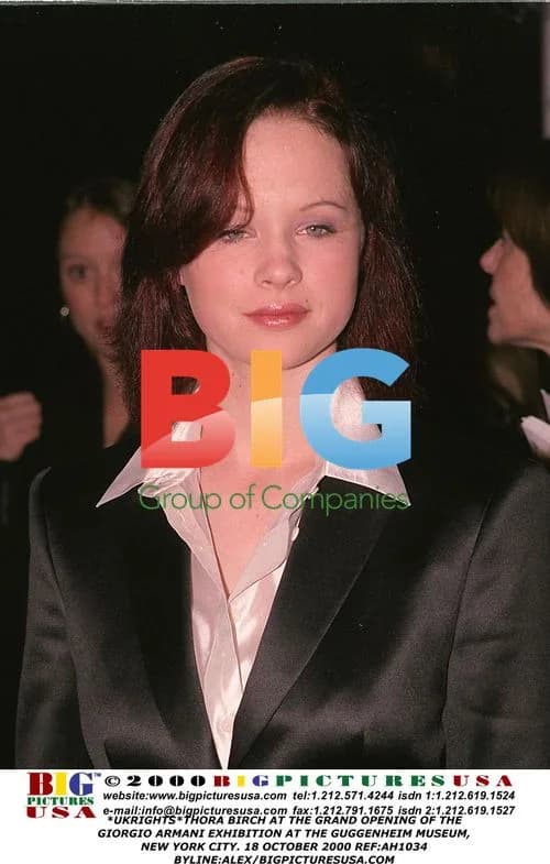 Thora Birch at Giorgio Armani Guggenheim Exhibition