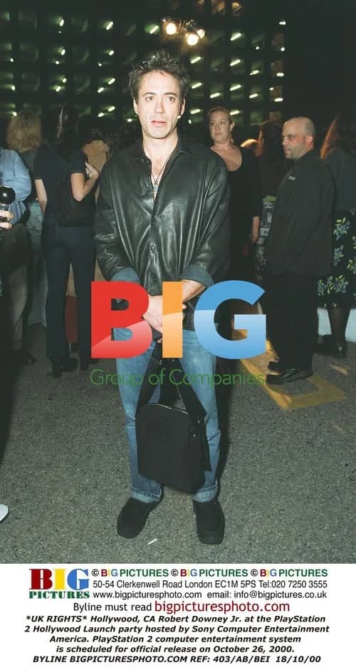 Robert Downey Jr. at PS2 Launch Party