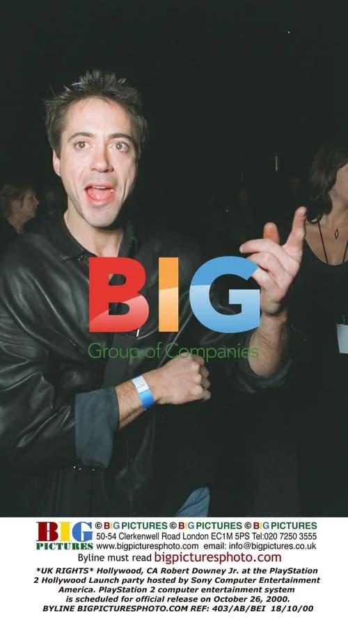 Robert Downey Jr. at PlayStation 2 Launch
