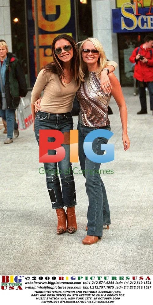 Emma Bunton and Victoria Beckham on 5th Ave