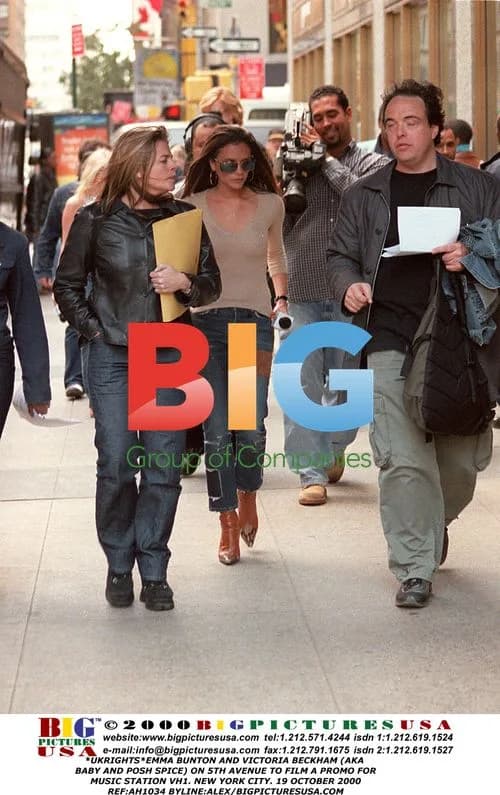 Emma Bunton and Victoria Beckham Film VH1 Promo