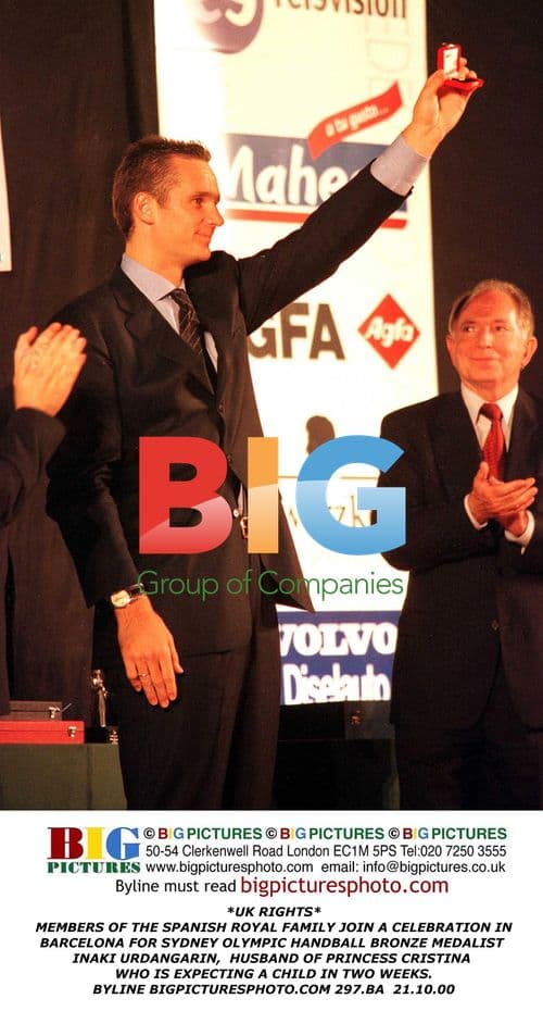 Inaki Urdangarin Honored for Handball Medal