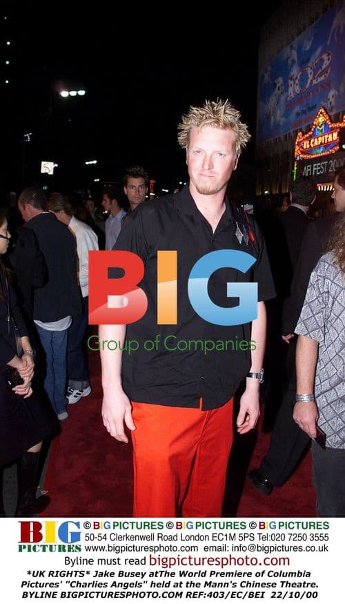 Jake Busey at Charlies Angels Premiere