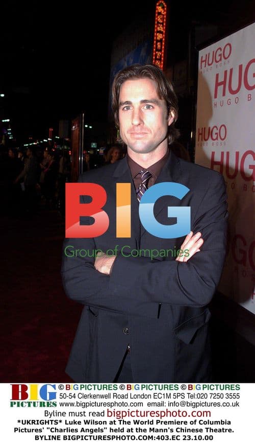 Luke Wilson at "Charlies Angels" Premiere