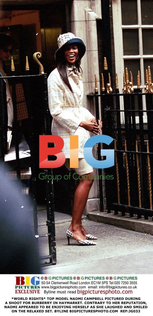 Naomi Campbell Burberry Shoot