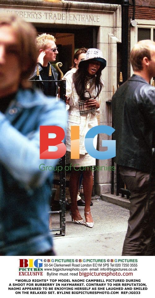 Naomi Campbell Burberry Photo Shoot
