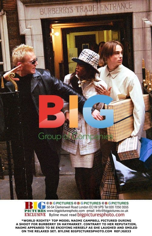 Naomi Campbell Burberry Shoot