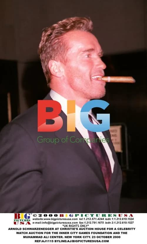 Arnold Schwarzenegger at Celebrity Watch Auction