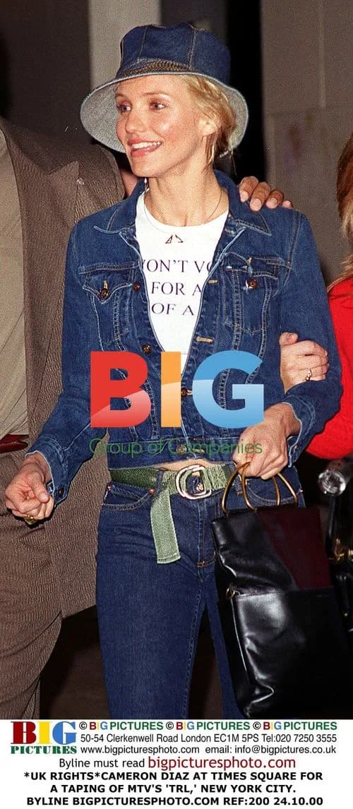 Cameron Diaz at TRL Taping in NYC
