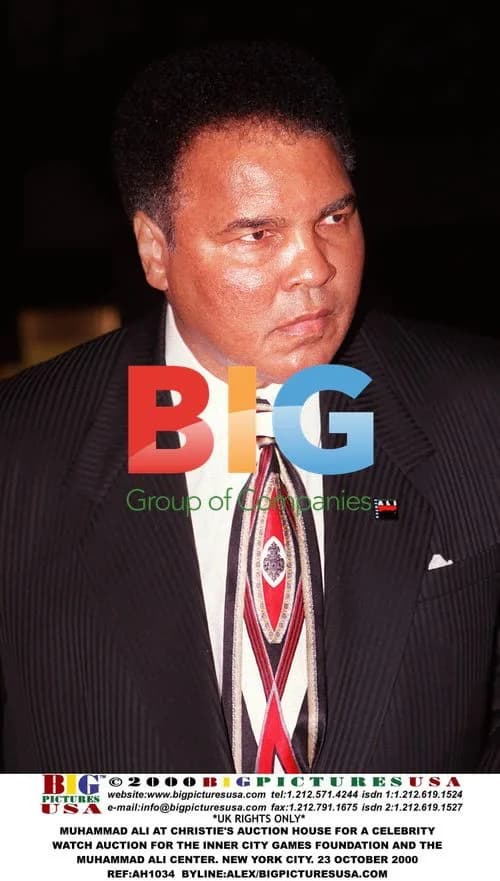 Muhammad Ali at Celebrity Watch Auction