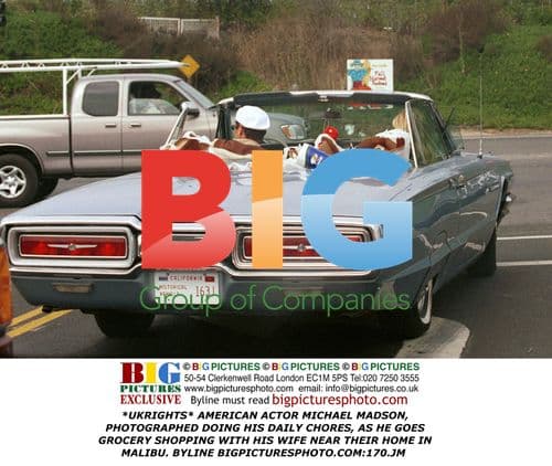 Michael Madson Shopping with Wife in Malibu