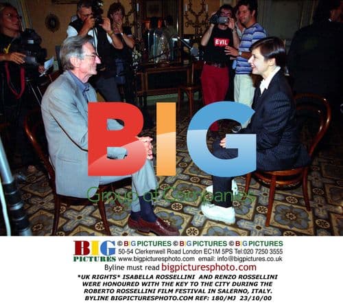 ISABELLA ROSSELLINI AND RENZO ROSSELLINI HONORED IN SALERNO