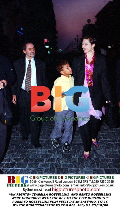 Isabella Rossellini and Renzo Rossellini Honored in Salerno