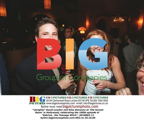 David Lascher and Elisa Donovan at 'The Sunset Room'