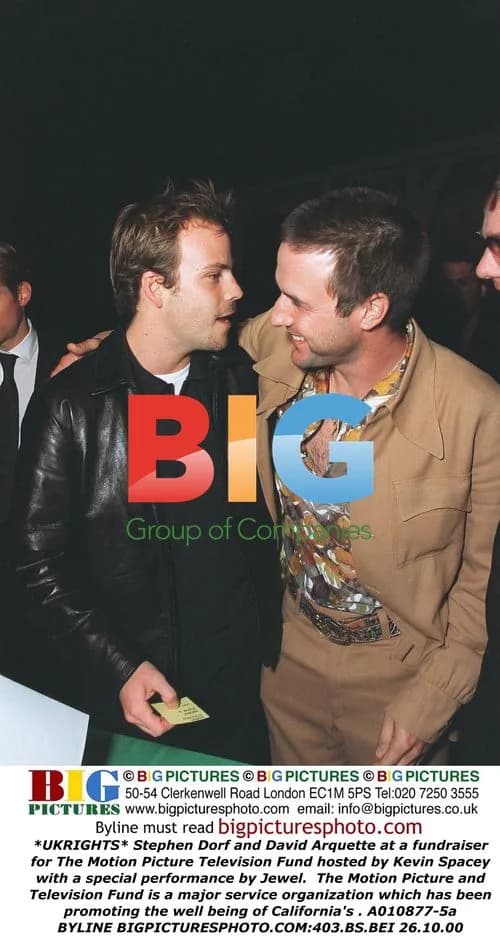 Stephen Dorf and David Arquette at fundraiser