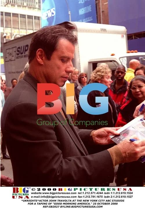 John Travolta at GMA in NYC