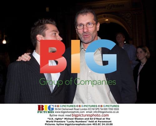 Michael Weston and Ed O'Neal at "Lucky Numbers" Premiere