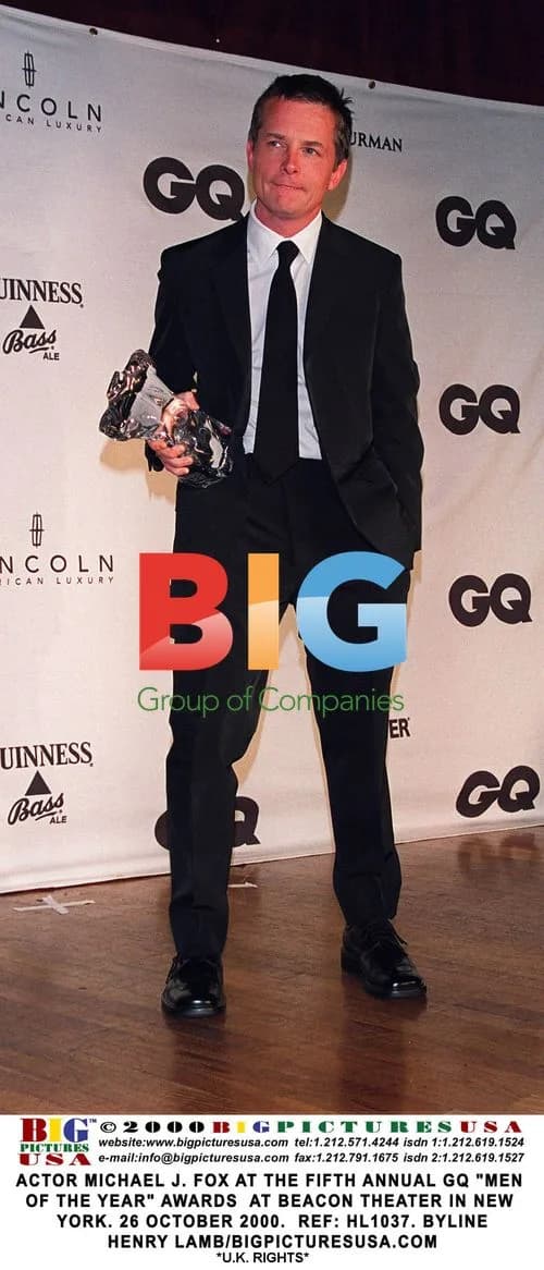 Michael J. Fox at GQ "Men of the Year" Awards
