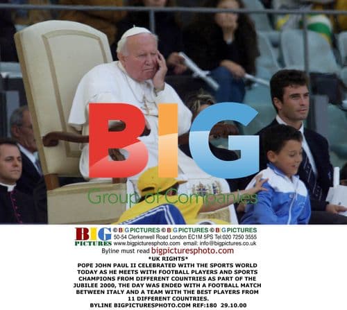 Pope John Paul II Celebrates with Sports World