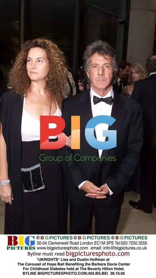 Lisa and Dustin Hoffman at The Carousel of Hope Ball