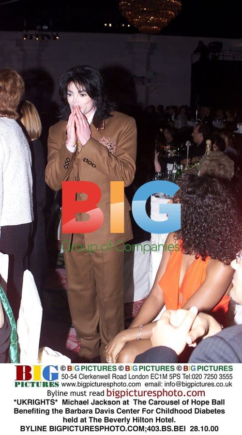 Michael Jackson at Carousel of Hope Ball