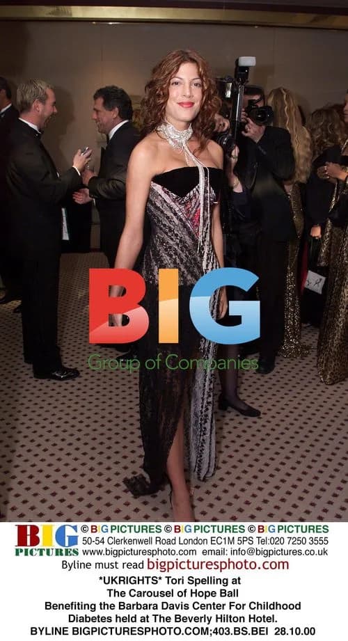 Tori Spelling at The Carousel of Hope Ball