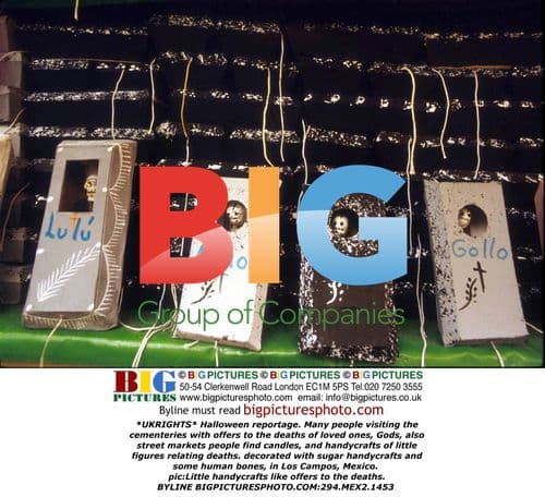 Halloween Offerings in Los Campos, Mexico