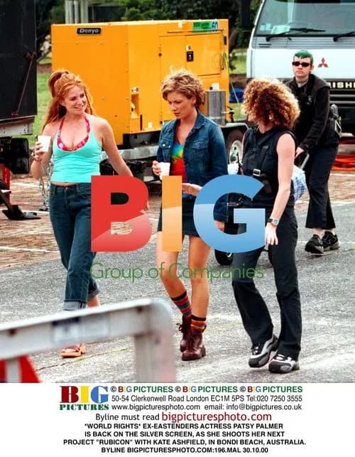 Patsy Palmer and Kate Ashfield on Bondi Beach Film Set