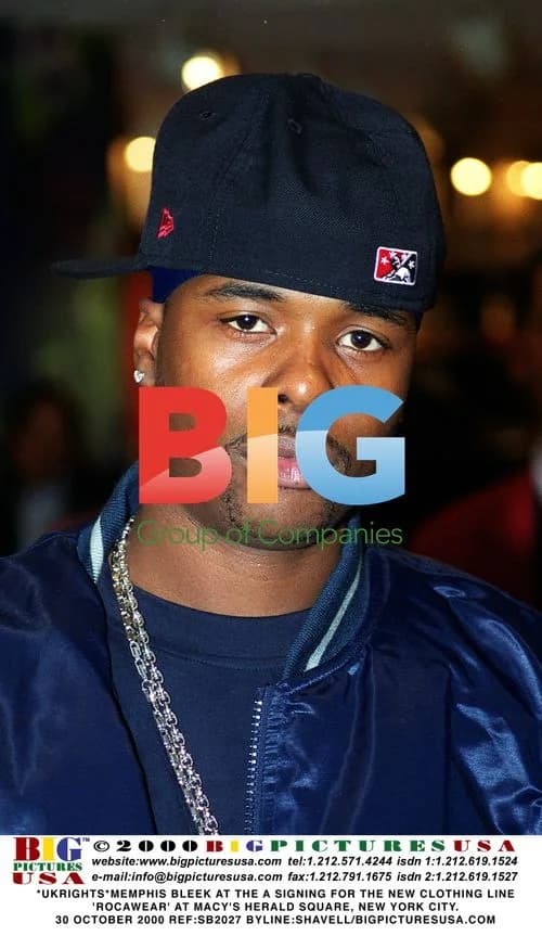 Memphis Bleek at Rocawear Signing
