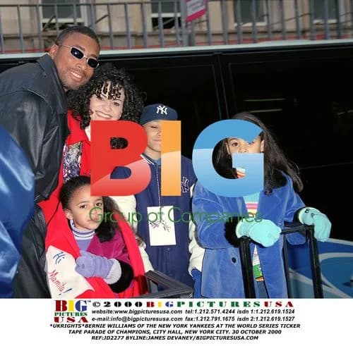 Bernie Williams at Yankees Ticker Tape Parade