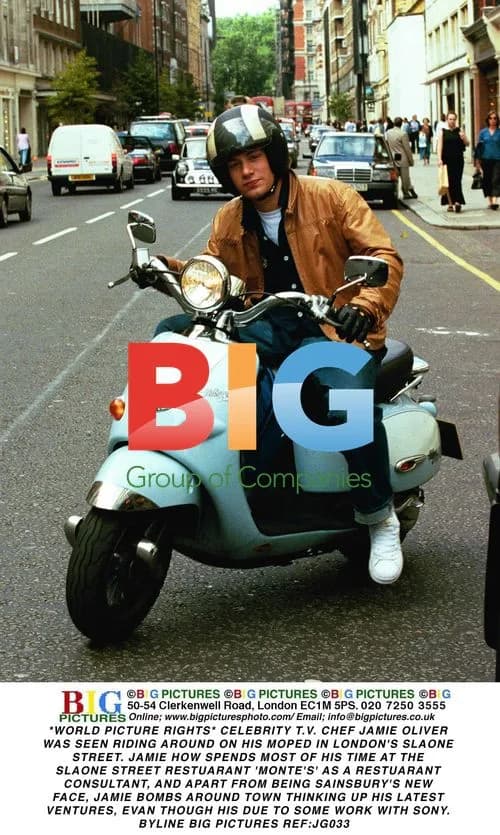 Celebrity Chef Jamie Oliver Spotted in London