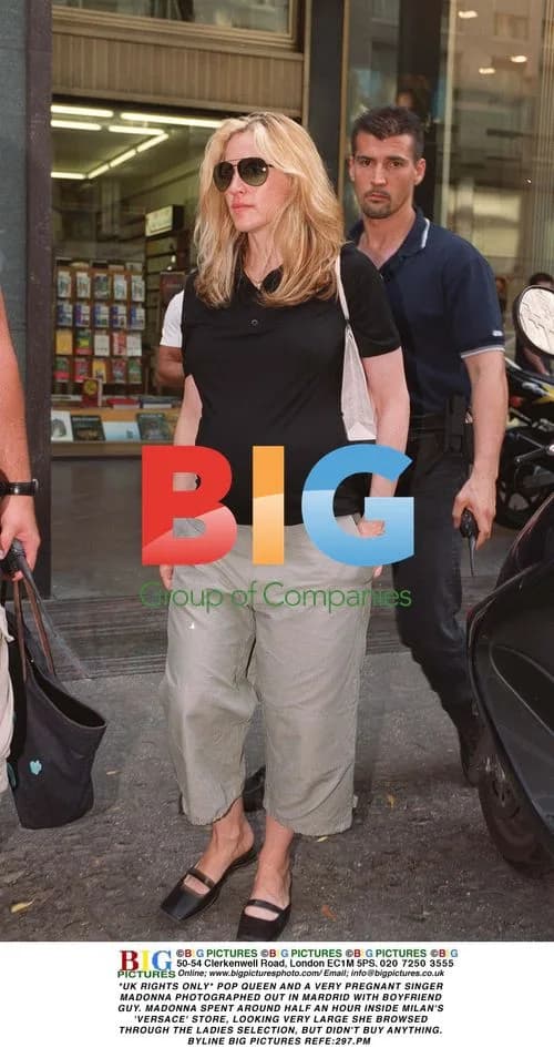 Madonna Goes Shopping in Madrid