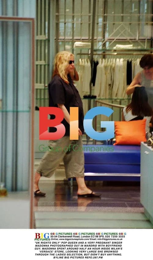 Madonna Goes Shopping in Madrid