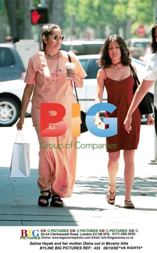 Salma Hayek and mother Diana in Beverly Hills