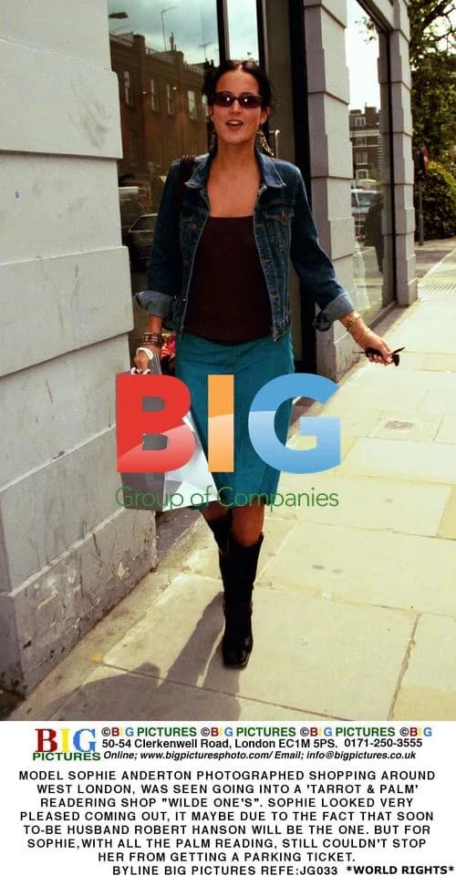 Model Sophie Anderton Shopping in West London