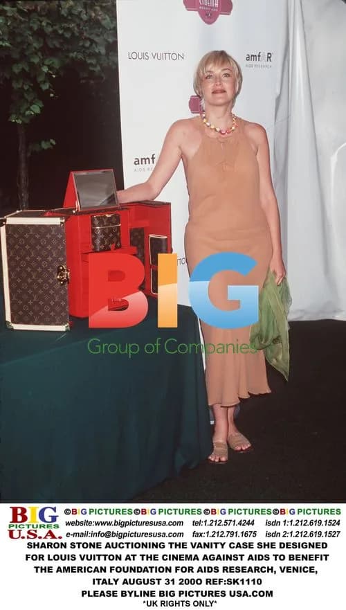Sharon Stone Auctioning Louis Vuitton Vanity Case