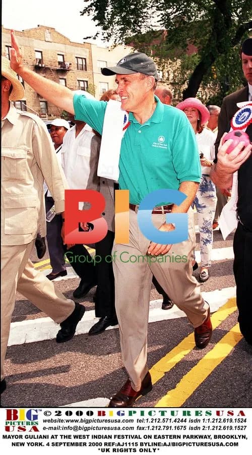 Mayor Guliani at West Indian Festival in Brooklyn