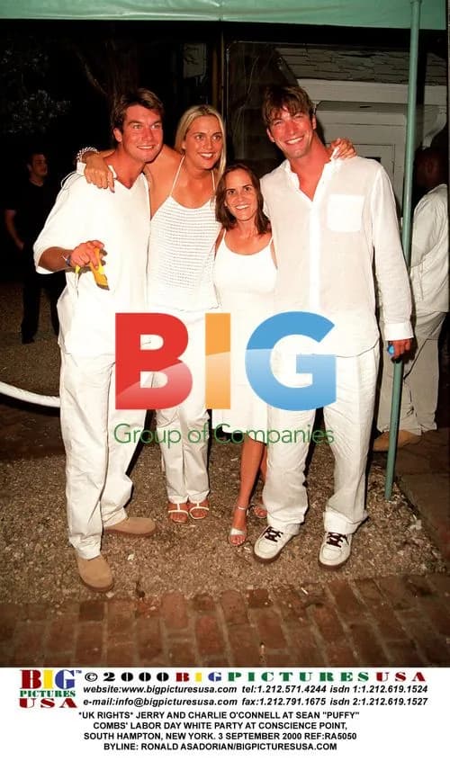 Jerry and Charlie O'Connell at Puffy's Labor Day Party