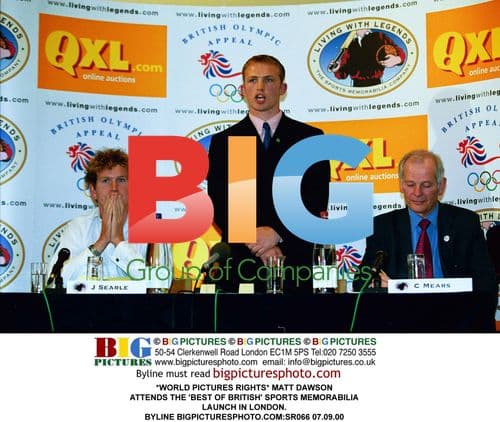 Matt Dawson at 'Best of British' sports memorabilia launch