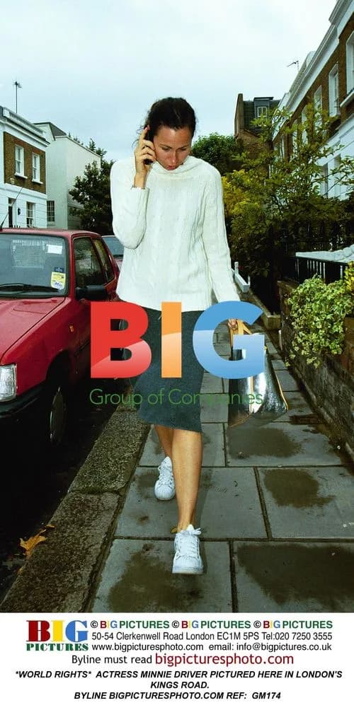 Minnie Driver Spotted on London's Kings Road