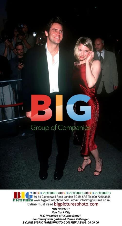 Jim Carrey and Renee Zellweger at "Nurse Betty" Premiere
