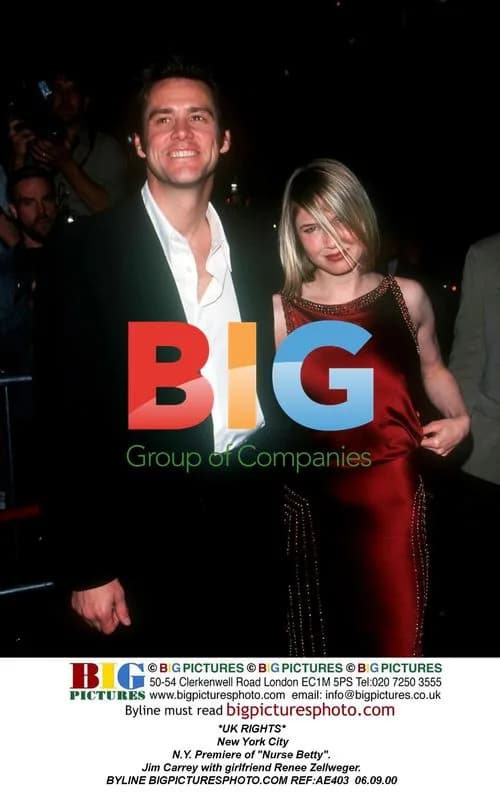 Jim Carrey and Renee Zellweger at Nurse Betty Premiere