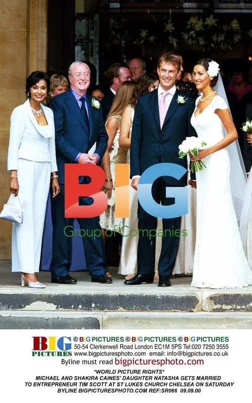 Michael and Shakira Caines' daughter Natasha's wedding