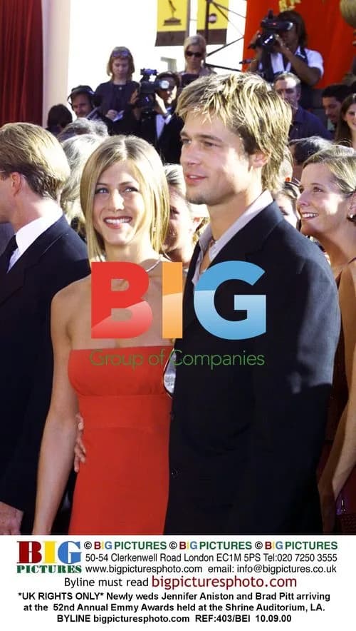 Jennifer Aniston & Brad Pitt at 52nd Emmy Awards