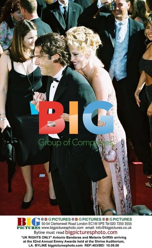 Antonio Banderas and Melanie Griffith at 52nd Emmy Awards